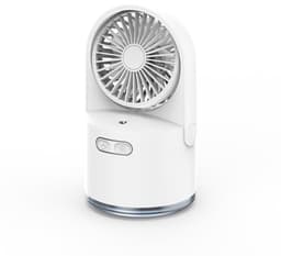Tafelventilator met verneveling Kleine bureauventilator met vernevelaar en groot waterreservoir van 300 ml — thumbnail 1