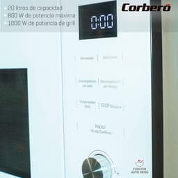 Magnetron met Grill - Oven Combimagnetron - Snel Gerechten Bereiden - Touch Bediening - 20 Liter - Wit — thumbnail 4
