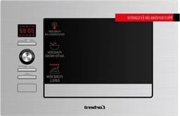 Inbouw Magnetron - Compacte Oven - Snel Eten - 800 Watt Vermogen - 20 Liter - Roestvrij Staal — thumbnail 1