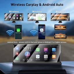 Navigatiesysteem Auto - Dashcam voor auto - GPS Navigatie - Draadloze - 4K DVR - Bluetooth Audio - ADAS Systeem - 11,3" - Achteruitrijcamera — thumbnail 4
