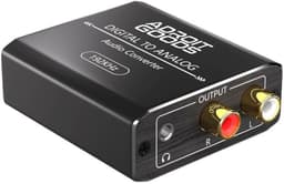 AdroitGoods Digitaal naar Analoog Audio Converter – Optical Toslink & Coaxiaal naar RCA Adapter, 192kHz DAC, Stereo Audio Converter voor TV, PS5, Xbox, Versterker — thumbnail 5