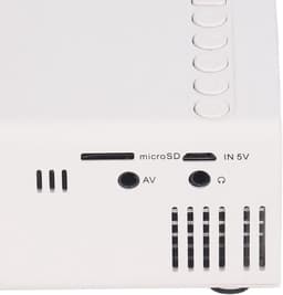 SnelShoppen - Mini Projector TFT LCD Video Projector - Draagbare Home Theater Beamer met Ingebouwde Speaker - Compatibel met USB, AV, Smartphone, Tabl — thumbnail 4
