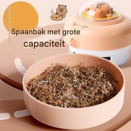 Mini Bureau Stofzuiger - Handvacuüm - Bureau Reinigen - Stil Gebruik - 8.5 cm Hoog - Capybara — thumbnail 5