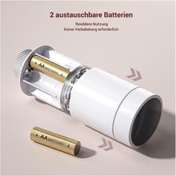 Digitale Thermostaat - Slimme Radiatorregelaar - Energie Besparen - Op Afstand Bedienbaar - 5-30°C Instelbaar - Wit — thumbnail 5