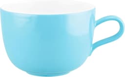 Koffiemok Cappuccino Cup - Grote Mok - Genieten van Koffie - Mix & Match Serie - 380 ml - Mango Oranje — thumbnail 3