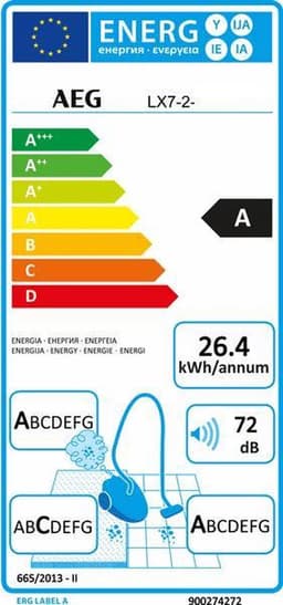 AEG LX7-2-DB - Stofzuiger zonder zak - Blauw - Hepa 13 — thumbnail 11