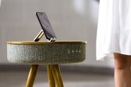 Salora Airtable (AW) - Bluetooth Speaker - Speakers - Nachtkastje - 360 Sound - Accu - 2 USB charge — thumbnail 4