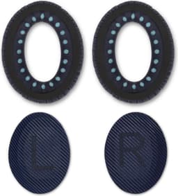 kwmobile 2x oorkussens geschikt voor Bose Quietcomfort 35 35II 25 15 / QC35 QC35II QC25 QC15 - Earpads voor koptelefoon in donkerblauw — thumbnail 4