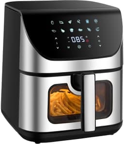 Zolvano® Heteluchtoven - Oven - Airfryer Oven -Zwart met grijs — thumbnail 1