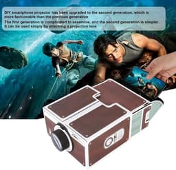 Projector voor Mobiele Telefoons, Slimme Draagbare Projector van de Tweede Generatie, Mini-doe-het-zelfprojector voor Thuisbioscoop — thumbnail 5