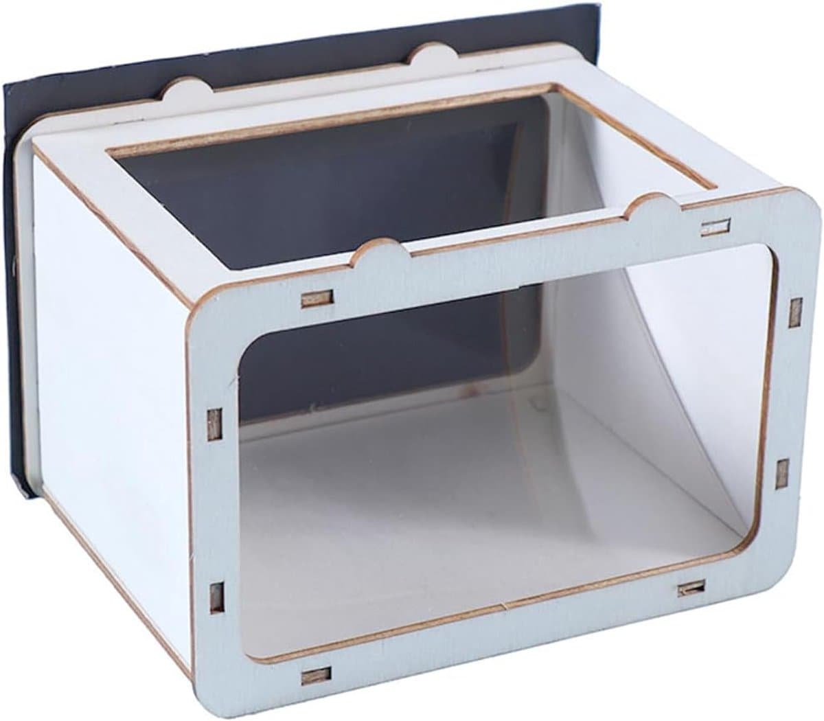 Draagbare kleine holografische telefoonprojector Mobiele telefoon Hologrambeugel Thuisbioscoop voor thuisbioscoopentertainment — afbeelding 1