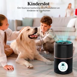 KLS® Luchtreinigers met Hepa Filter - Luchtreiniger Hepa Filter - Luchtreiniger - Zwart - 19cm x 19cm x 29cm — thumbnail 5