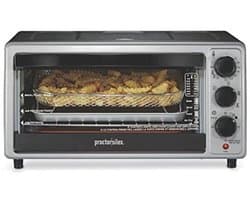 Luchtfriteuse voor combioven - vier functies: koken, bakken, grillen