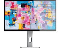 Alogic Clarity 27 inch Monitor met 65W PD (5K) – Resolutie tot 5120x2880 – Compatible met HDR400 – USB-C 3.0 connectiviteit - Grijs