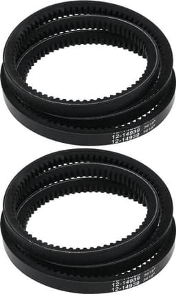 Jhubers- Aandrijfriem 51 inch - 2 Stuks - Rubber - Compatibel met Hustler Raptor — thumbnail 1
