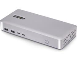 StarTech.com USB4 Docking Station, USB-C 40Gbps, Dual HDMI Video, Tot 2x 4K 60Hz 4:4:4 (RGB) of 2x 4K 120Hz 4:2:2, Multi-Monitor Dock, 6x USB, 2.5GbE, 100W PD