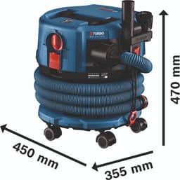 Bosch GAS 18V-12 MC Professionele snoerloze stofzuiger BITURBO Brushless + 2x ProCore accu 4.0 Ah + lader + accessoires — thumbnail 5