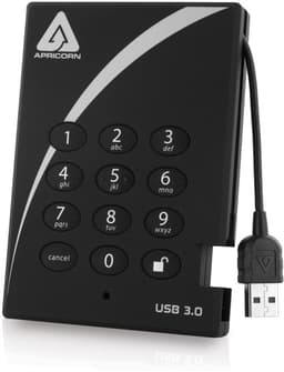 Apricorn Aegis Padlock Cijferslot - Externe harde schijf - 2 TB — thumbnail 2