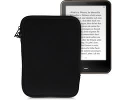 kwmobile beschermhoes voor eReader - Neopreen beschermhoes zwart - 17 x 12 x 2 cm binnenafmetingen