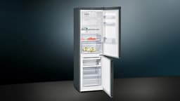Siemens iQ300 KG36NXXEA koel-vriescombinatie Vrijstaand 326 l E Zwart — thumbnail 4
