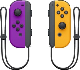 Nintendo Switch Joy-Con Controller paar - Neon Lila en Neon Oranje — thumbnail 1