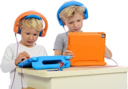 KidsCover Safe 'n Sound Kinder koptelefoon Blauw - Hoofdtelefoon met Volumebegrenzing - Bekend van school - Voor peuter & kind — thumbnail 9