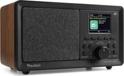 DAB radio met Bluetooth - Audizio Padova retro radio - Met mp3-speler en afstandsbediening - 40W — thumbnail 1