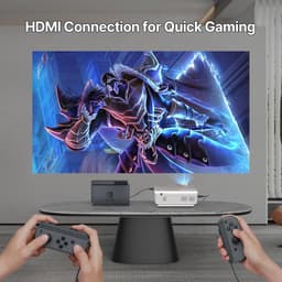 Equivera Mini Beamer - Draagbare Beamer - Beamer - Mini Beamer Projector - Projector - Mini Projector — thumbnail 4