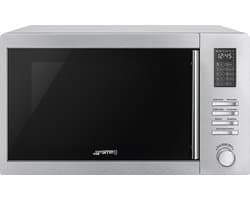 Smeg MOE34CXI2 magnetron Zwart, Roestvrijstaal Combinatiemagnetron Aanrecht 34 l 1100 W