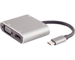 S/CONN 14-05026 laptop dock & poortreplicator Bedraad USB 3.2 Gen 1 (3.1 Gen 1) Type-C Grijs