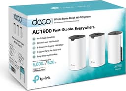 TP-Link Deco S7 (3-pack) Dual-band (2.4GHz / 5GHz) Wi-Fi 5 (802.11ac) White, Black Internal. — thumbnail 4