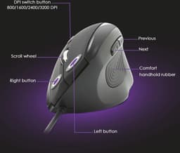 Ergonomische Verticale Muismouse met 3200 DPI en Gewichtsaanpassing — thumbnail 3