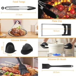 Accessoires voor heteluchtfriteuse - Multifunctionele Airfryer Accessoireset en Siliconen Vorm — thumbnail 6