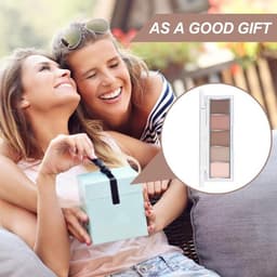 Nude oogschaduwpalet met 5 fluweelzachte, koelgetinte kleuren voor dagelijks gebruik en een natuurlijke make-up look — thumbnail 5