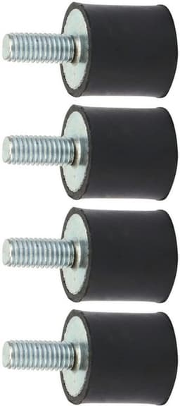 4 Stuks Schokdempers M3 Rubber Mount M3 M5 M6 Rubberen Lagers Airconditioning Rubberen Buffers Anti-vibratie Voeten Schokdempers M5 Silentblock voor Warmtepomp Schokdempers — thumbnail 1