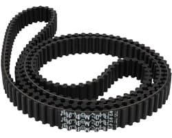 Vervangende V-riem - Maaier riem - Gras maaien - Dubbele tandriem - 102 cm maaibreedte - Zwart