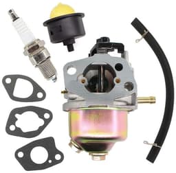 Dailygoods- Carburateur Set - 1x Carburateur - 3x Pakking - 1x Slang - 1x Pomp Primer - 1x Bougie - Grasmaaieronderdelen — thumbnail 3