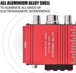 Car HiFi Audio Stereo Amplifier, 12V 2 Channel Digital Audio Amplifier voor Auto — thumbnail 4