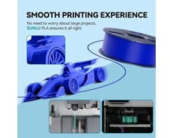 PLA Filament – 3D Printer Filament – 3D Printdraad – Printmateriaal – 3D Printfilament – 10 kg Set – 1,75 mm ± 0,02 mm – Klitvrije Spoelen Zwart & Wit