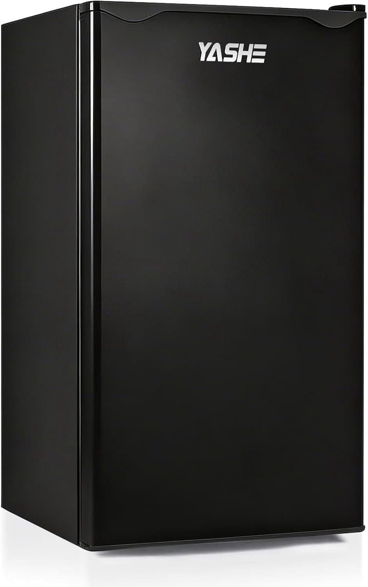 YASHE BC-92 mini koelkast 92L met vriesvak - zwart — afbeelding 1