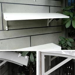 Air Conditioner Cover Patio Door Window Awning Canopy, Outdoor AC Units Awning Canopy UV Rain Snow Protection Cover, Air Conditioning Sunshade Cover Air Conditioner Protector, Heat Pump Unit C — thumbnail 4