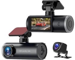Auto Dashcam - 4K Recorder - Veilig Rijden - Dubbele Opname - 170 Graden - Zwart