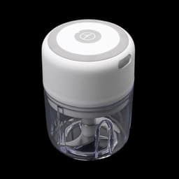 Elektrische voedselhakker 250ML Mini draadloze draagbare vleesmolen USB-oplaadbare knoflookhakker keukenmachine voor groenten/noten/fruit/vlees/enz. — thumbnail 2