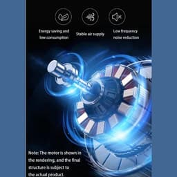 Modern Ceiling Light with Fan, 50 cm Stepless Dimmable Ceiling Light, Children's Room Astronaut 360° Rotating Fan Lamp with Remote Control, LED Ultra Quiet Bedroom Fan Ceiling Light (Whit — thumbnail 3