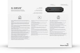 G-DRIVE® 6TB External Desktop Hard Drive, 7200RPM Ultrastar® Hard Drive Enterprise-Class, USB-C™ (10Gbps), tot 260MB/s, Mac-Ready — thumbnail 3
