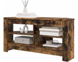 Hoek TV Kast - TV Meubel Media Console - Woonkamer Organisatie - Compact Hoekontwerp