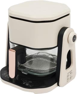 Heteluchtfriteuse - Airfryer met glas - Gezond Koken - 3-in-1 Functie - 45 Liter - Wit — thumbnail 1
