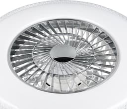 Fantiluxe - Tove - Plafondventilator met verlichting - Chroom - Ø60cm - Afstandsbediening - Met lamp - Plafond ventilator - Slaapkamer — thumbnail 3
