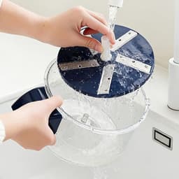 Druiven Schilmachine - Fruit Peller - Keuken Voorbereiding - Automatische Werking - 20.8 x 20.8 x 25 cm - Blauw — thumbnail 4