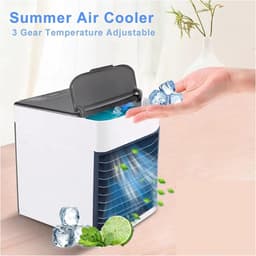 Draagbare Luchtkoeler - Mini Airconditioner - Persoonlijke Verkoeling - 3 Snelheden Luchtstroom - 375 ml Tank - Niet gespecificeerd — thumbnail 5